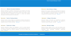 Desktop Screenshot of maharanicolleges.org